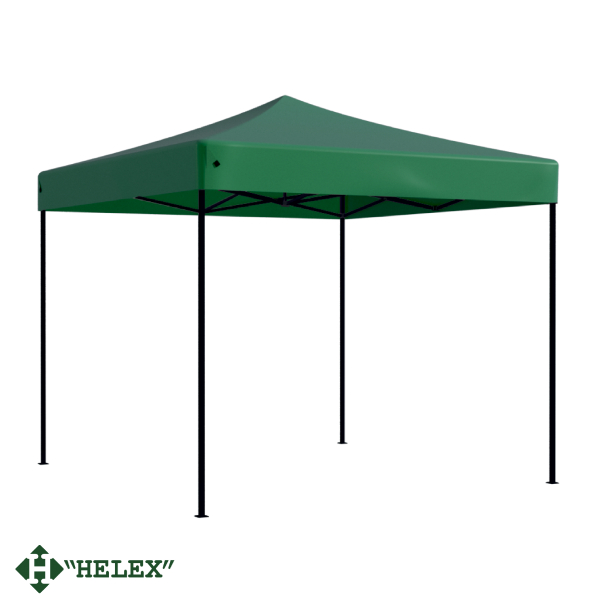 Тент-шатер быстросборный Helex 23001 3х3м полиэстер зеленый