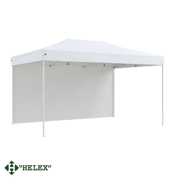 Тент-шатер быстросборный Helex 24335 4,5х3x3м полиэстер белый