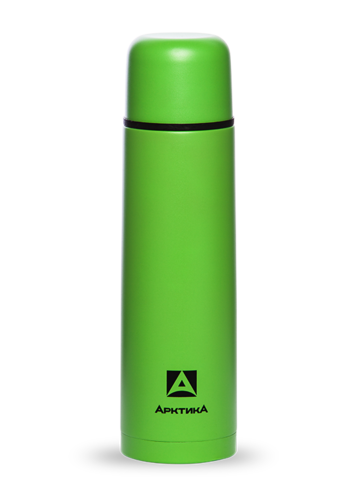 Термос Арктика (0,75 литра) с узким горлом классический, зеленый
