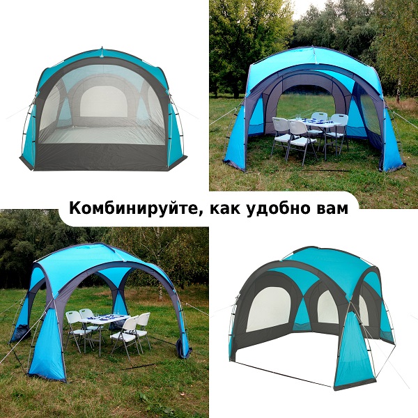 Палатка-шатер Green Glade Rodos до 8 человек
