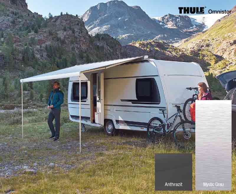 Маркиза Thule 6300 антрацит 5.00 м мистический серый для авто, кемперов и домов на колесах по доступным ценам