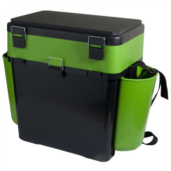 Ящик для зимней рыбалки Helios FishBox 19л (зеленый)
