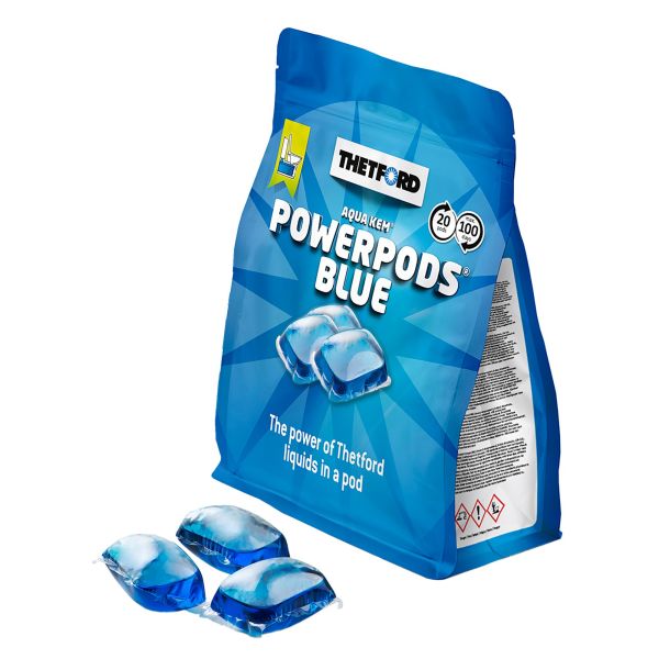 Химия для туалета Thetford Powerpods Blue, 20шт