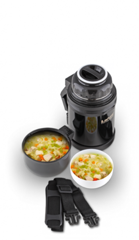 Термос универсальный (для еды и напитков) LaPlaya Traditional (0,8 литра), черный