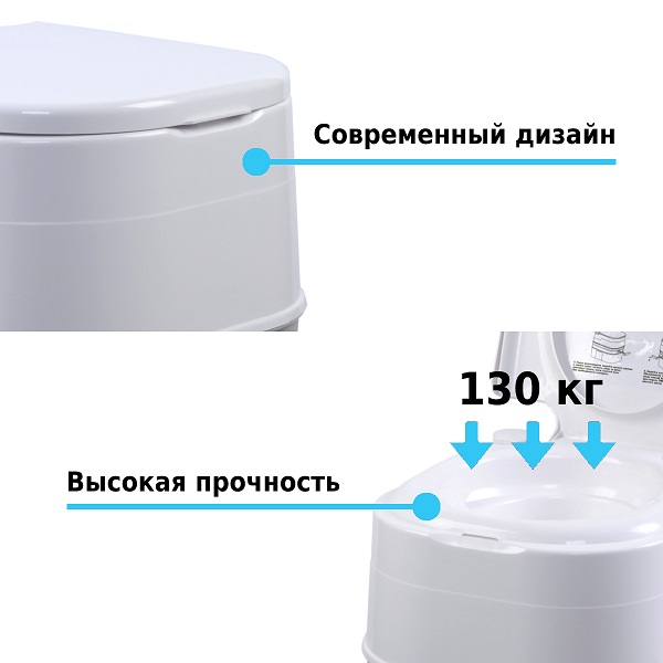 Биотуалет Lupmex 79002 24л с индикатором наполнения