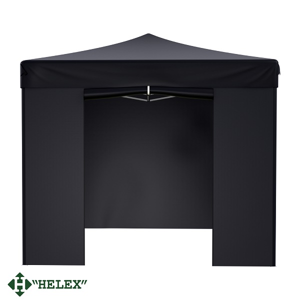 Тент-шатер быстросборный Helex 24332 3x3х3м полиэстер чёрный