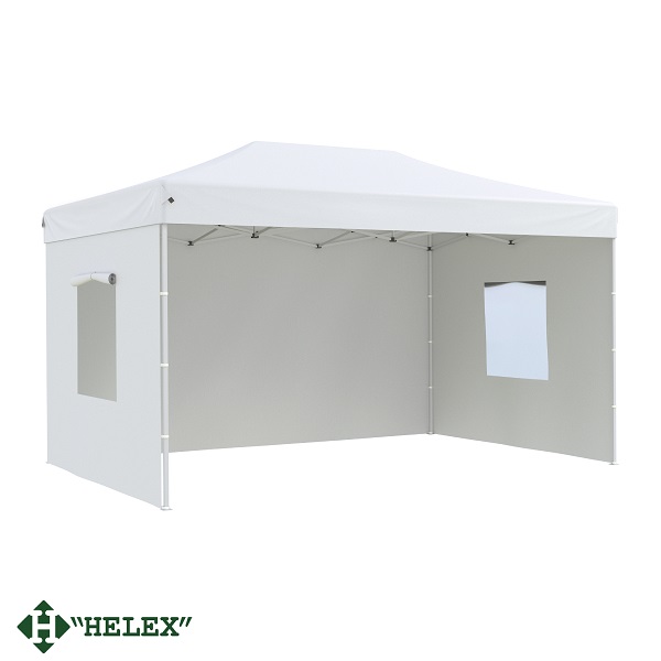 Тент-шатер быстросборный Helex 24335 4,5х3x3м полиэстер белый