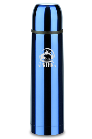 Термос Арктика (0,5 литра) с узким горлом классический, синий