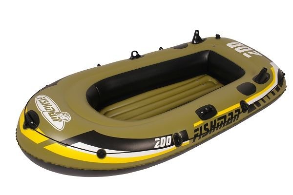 Лодка надувная Fishman 200 SET (весла+насос)  JL007207-1N