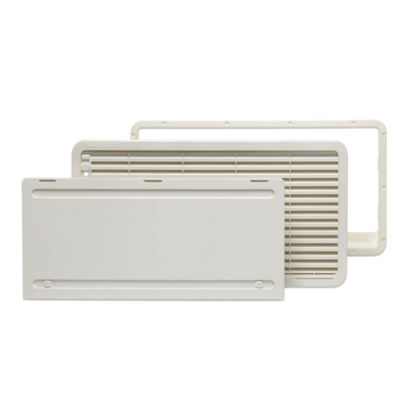 Решетка вентиляционная Dometic LS300 с зимней крышкой цвет белый