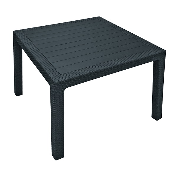 Садовый стол Melody Quartet, графит 95*95 см