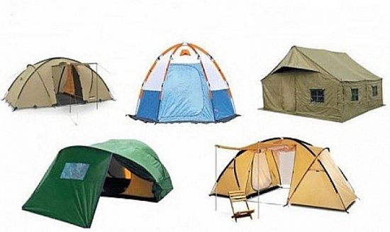 Основные разновидности туристических палаток