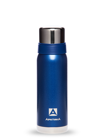 Термос Арктика (0,75 литра) с узким горлом американский дизайн, синий