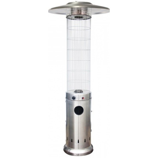 Уличный газовый обогреватель WWT 13D pro Stainless steel, серебристый