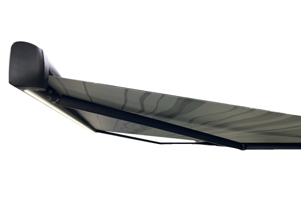 Купить  маркиза безопорная 5 м mobilecomfort eagle me500bd, настенная, электрическая, чёрная  для авто, кемперов и домов на колесах по доступным ценам