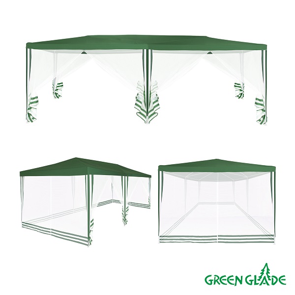 Тент садовый Green Glade 1056 3х6х2,5м полиэстер