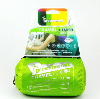 Вкладыш в спальный мешок,ультралёгкий Green-Hermit Ultralight Travel Liner. L/80х200см Titanium