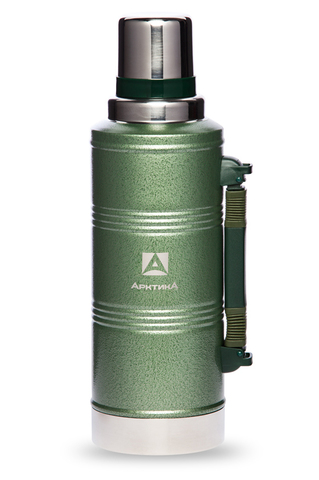 Термос Арктика (2,2 литра) с узким горлом американский дизайн, зеленый