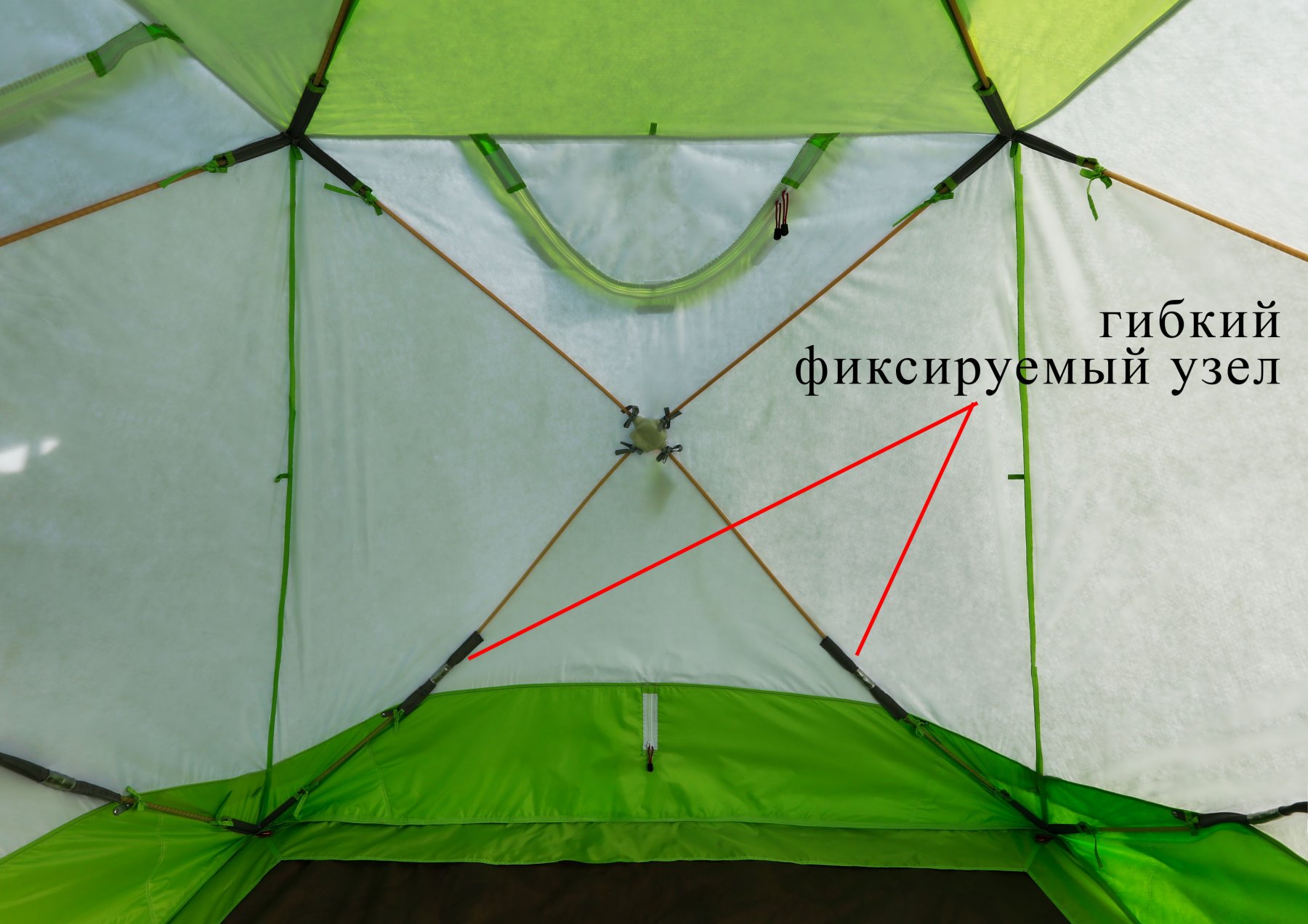 шарнир для палатки куб