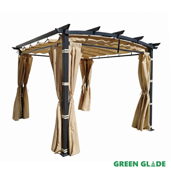 Шатер-беседка Green Glade 72601 3х3х2,32 м полиэстер