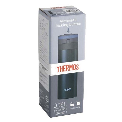 Термокружка Thermos JNS-350-BK суперлегкая (0,35 литра), черная