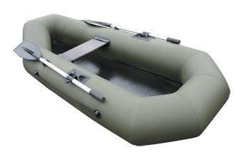 Надувная лодка Лидер Компакт-220 (серая)