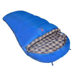 Спальный мешок BTrace Broad Правый (Правый,Серый/Синий)