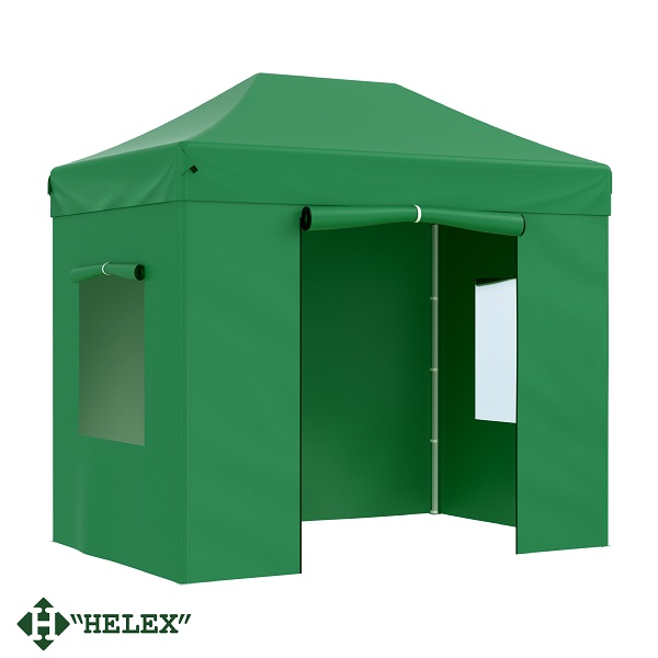 Тент-шатер быстросборный Helex 4321 3х2х3м полиэстер зеленый