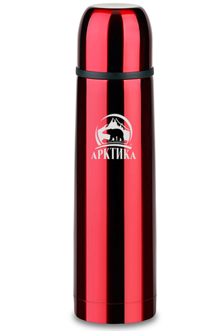 Термос Арктика (0,75 литра) с узким горлом классический, красный