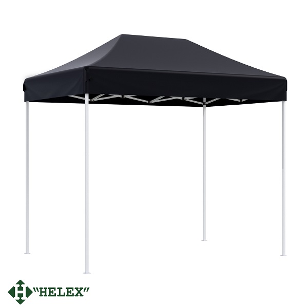 Тент-шатер быстросборный Helex 24322 3x2х3м полиэстер черный
