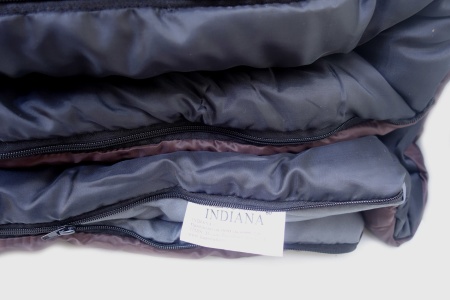 Спальный мешок INDIANA Camper Extreme R-zip от -27 °C (одеяло с подголовником 195+35X90 см)