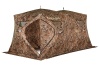 Палатка для рыбалки 8-местная HIGASHI Double Camo Pyramid Pro зимняя, трехслойная, -35