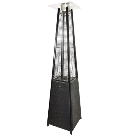 Уличный газовый обогреватель WWT 13I ROTANG Black mini 1.8m
