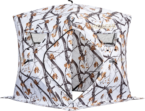 Палатка для рыбалки 3-местная HIGASHI WINTER CAMO COMFORT HOT, зимняя, трехслойная, -45