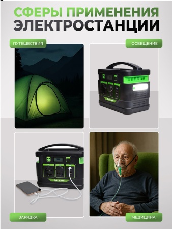 Портативная электростанция Boltpower 500 MAX