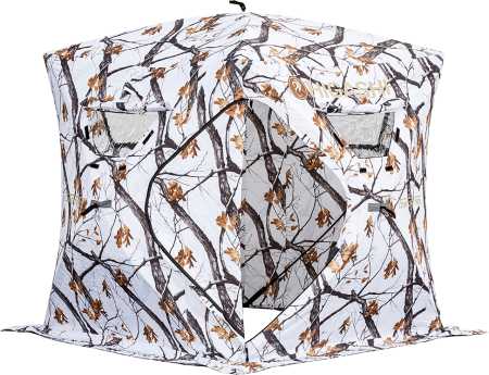 Палатка для рыбалки 3-местная HIGASHI WINTER CAMO COMFORT HOT, зимняя, трехслойная, -45