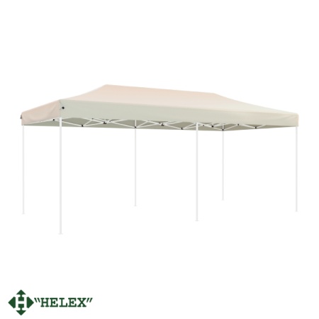 Тент-шатер быстросборный Helex 24362 6х3x3м полиэстер бежевый