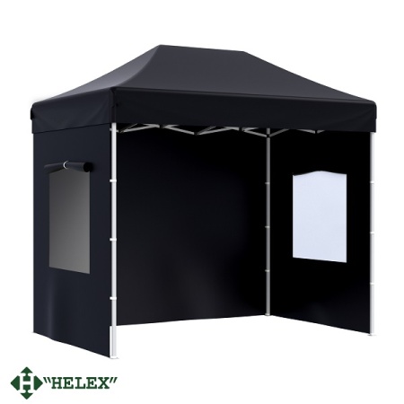 Тент-шатер быстросборный Helex 24322 3x2х3м полиэстер черный