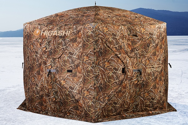 Палатка для рыбалки 8-местная HIGASHI Camo Sota Hot DC, зимняя, -45