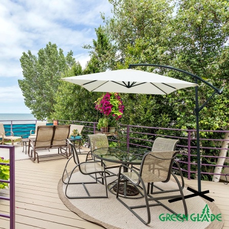 Зонт садовый Green Glade 6401 бежевый