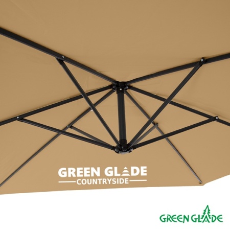 Зонт садовый Green Glade 6403 светло-коричневый