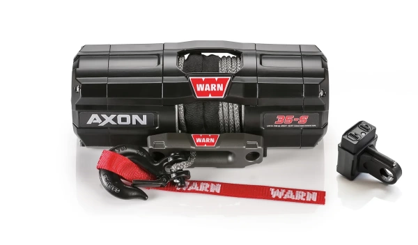 Лебедка WARN AXON 35-S (3.500 фунтов, синтетический трос)