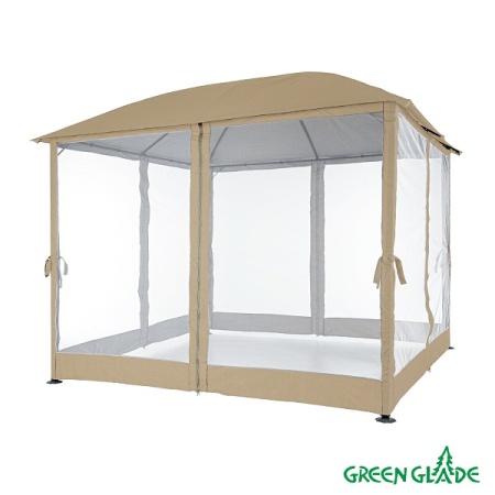 Шатер-беседка Green Glade 1067 3х3х2,5/2м полиэстер