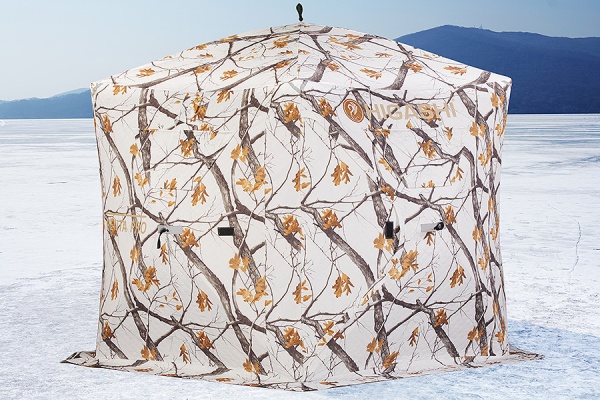 Палатка для рыбалки 6-местная HIGASHI WINTER CAMO PENTA PRO, зимняя, трехслойная, -35