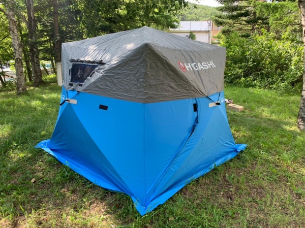 Накидка на половину палатки HIGASHI Pyramid Half tent rain cover Grey