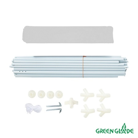 Тент садовый Green Glade 1017 2,4х2,4м/3х3х2,37м полиэстер + полиэтилен