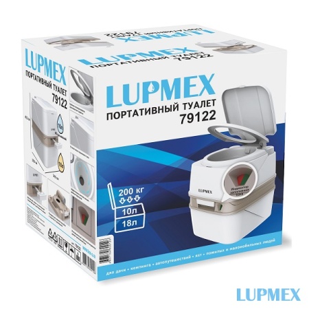 Биотуалет Lupmex 79122 18л с индикатором наполнения