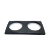 Рамка двухместная Berker Intergo 11,9x5,9см антрацит