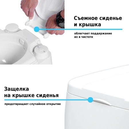 Биотуалет Lupmex 79123 22 л без индикатора