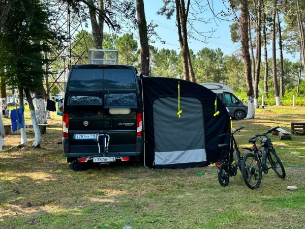 Надувная палатка для каравана Air Cuckoo ширина 3,9 м